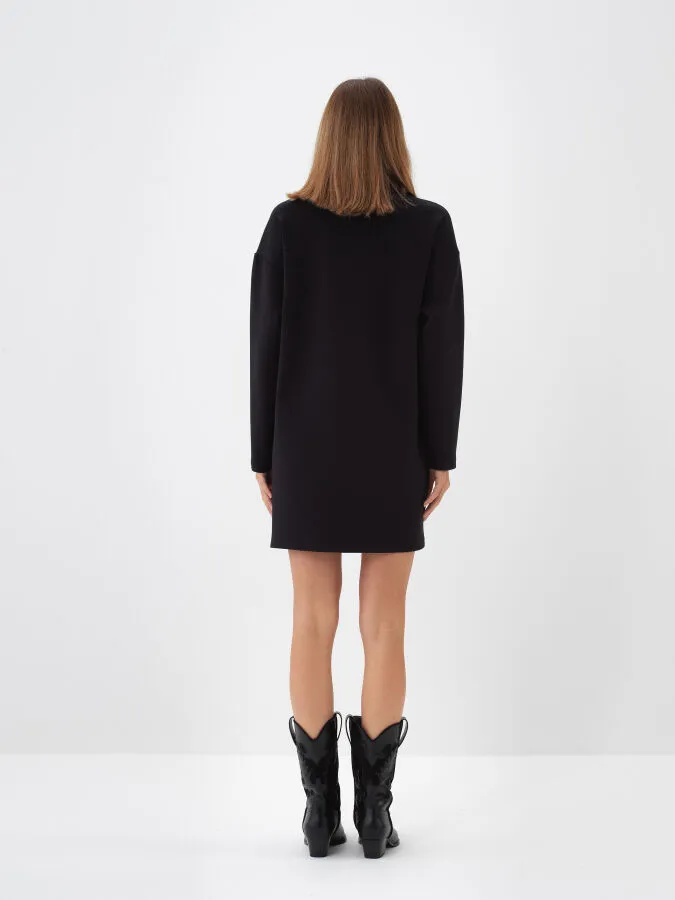Oversized Plain Dress - Xint
