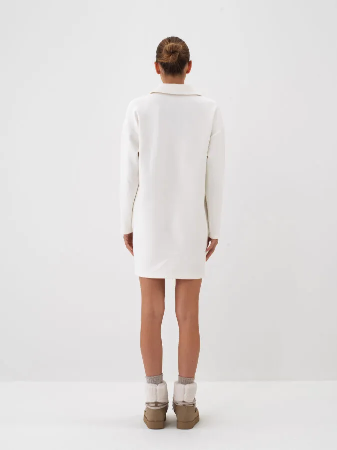 Oversized Plain Dress - Xint