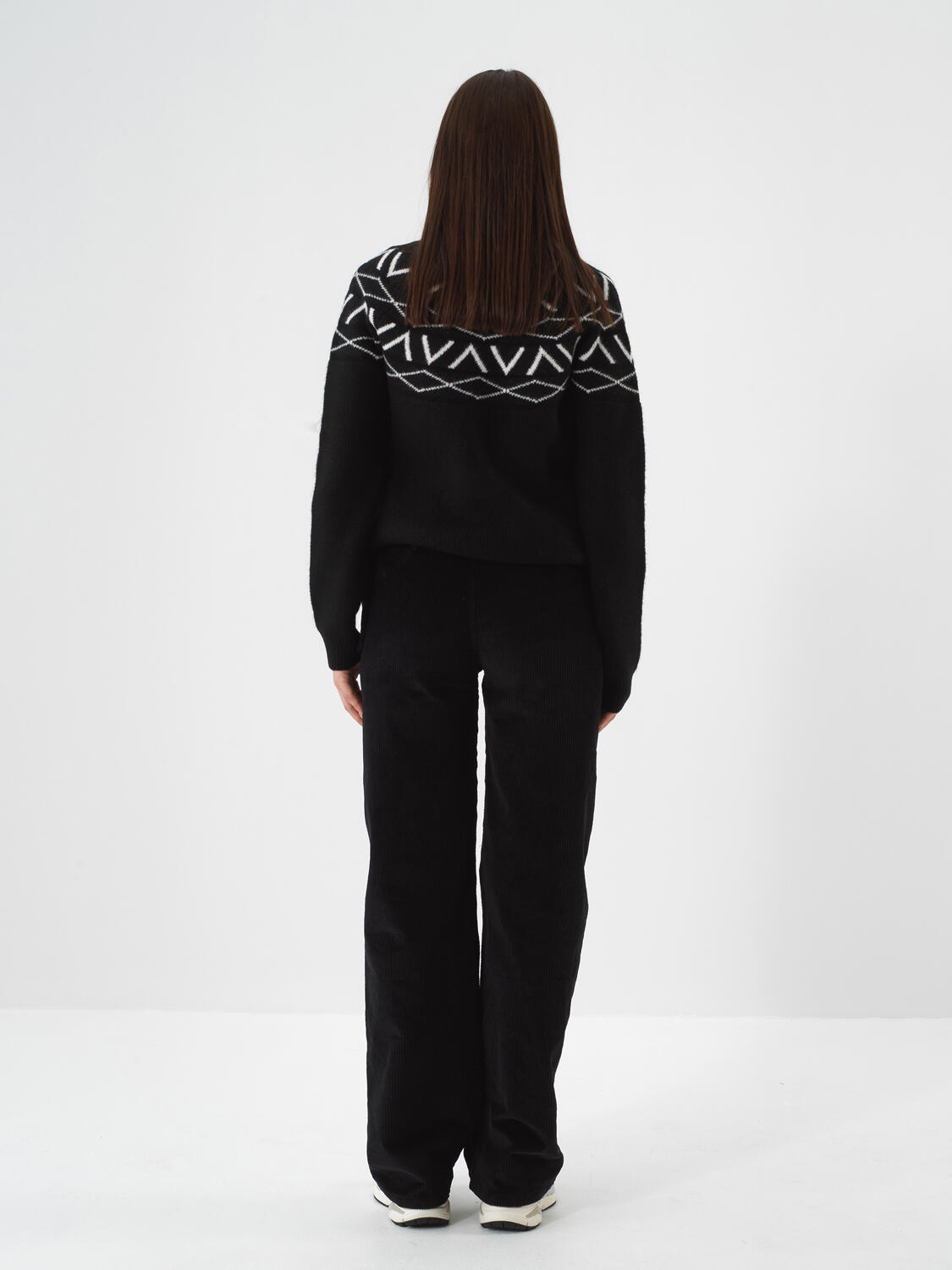 Black Soft Texture Oversized Jacket - 6