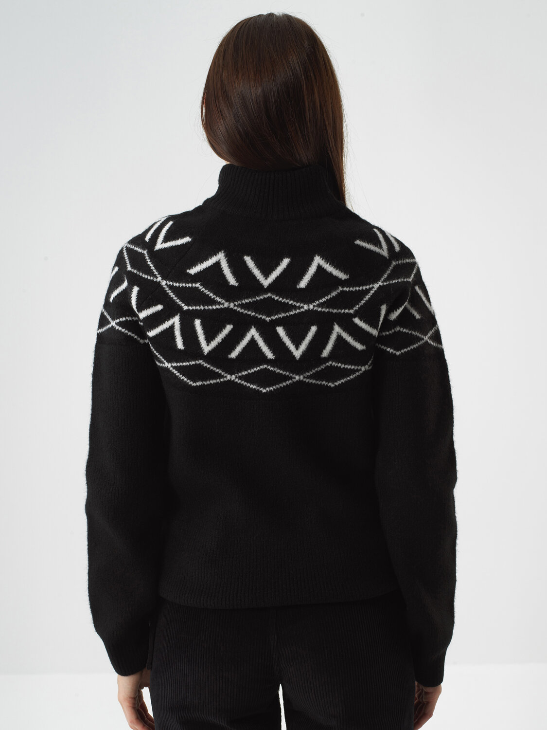 Black Soft Texture Oversized Jacket - Xint