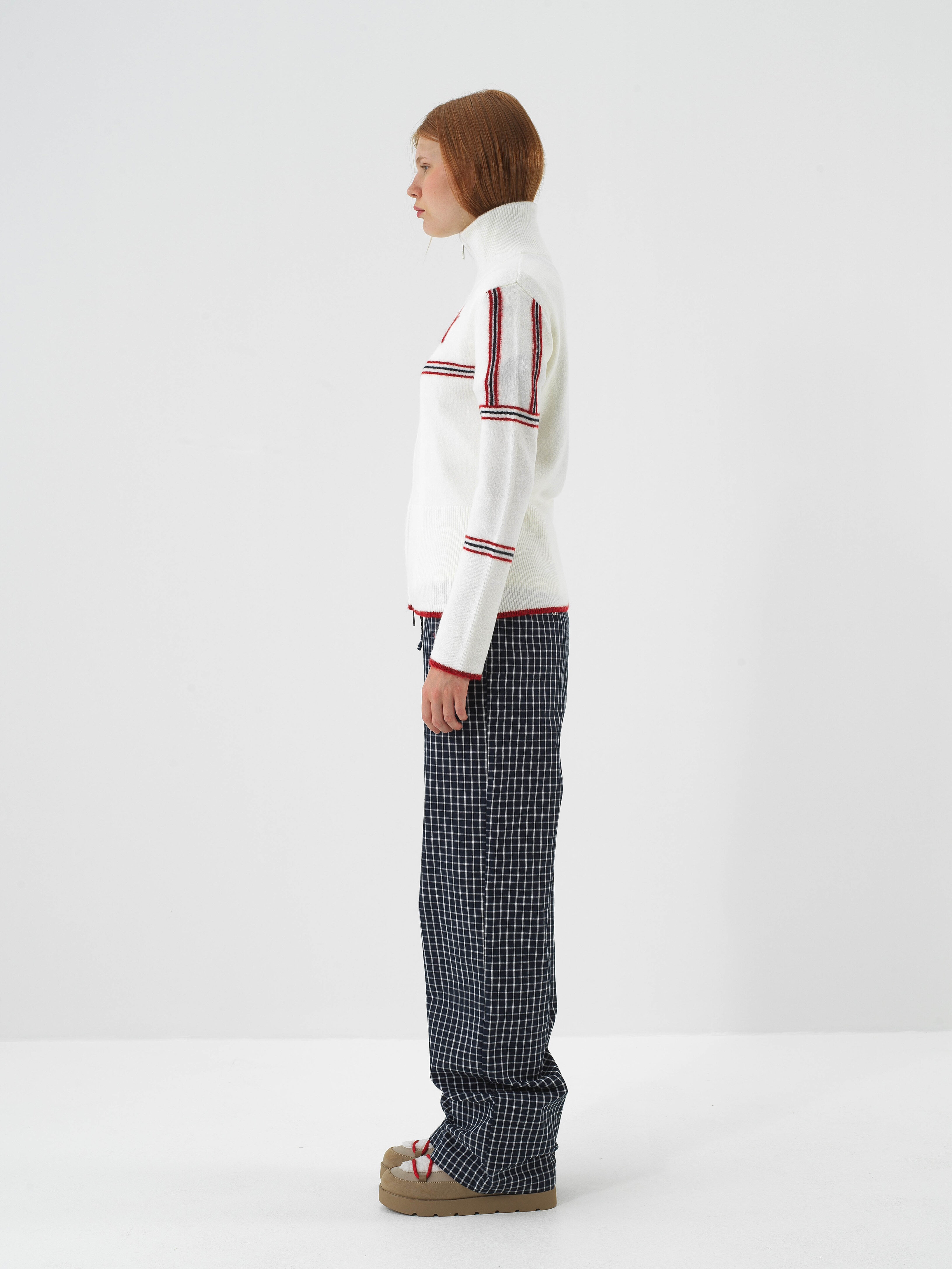 Ecru Soft Texture Regular Fit Jacket - Xint