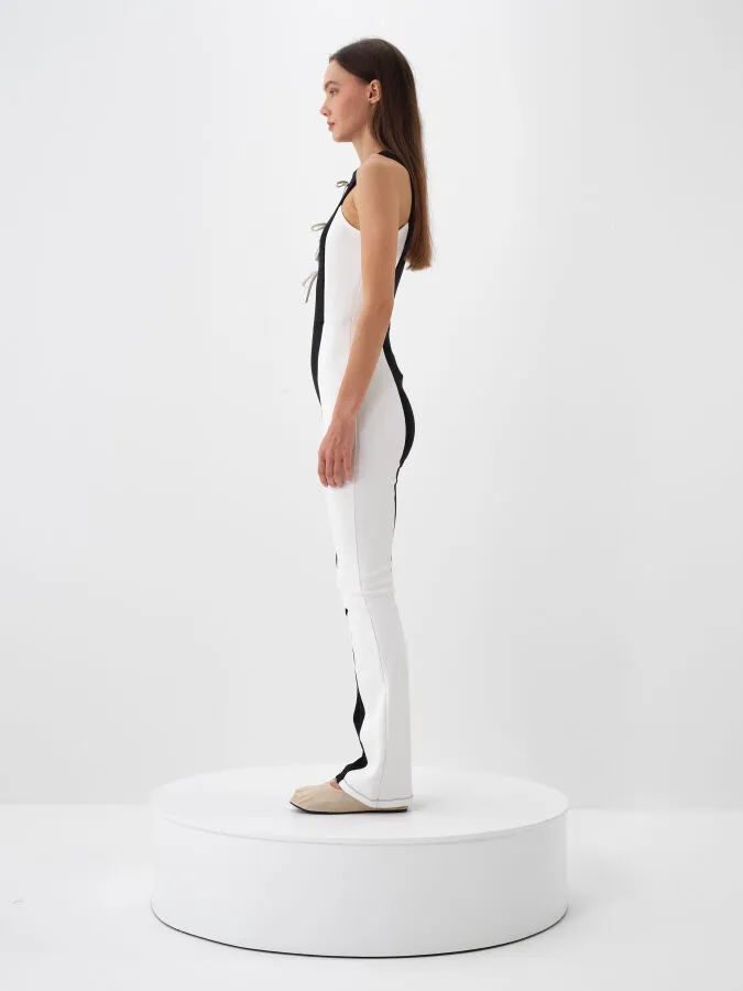 Cotton Patterned Jumpsuit - Xint