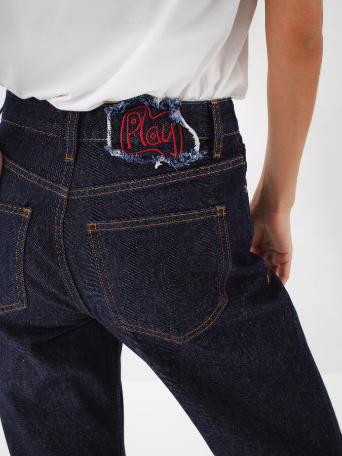 100% Cotton Denim Pants - Xint