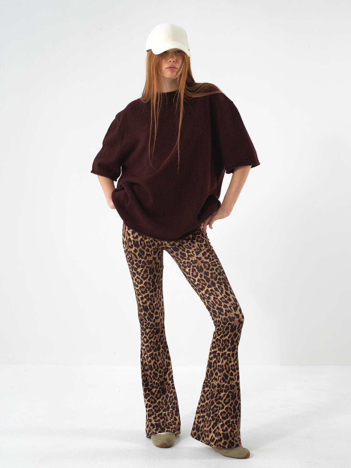 Camel Flexible Textured Slim Fit Trousers - 2