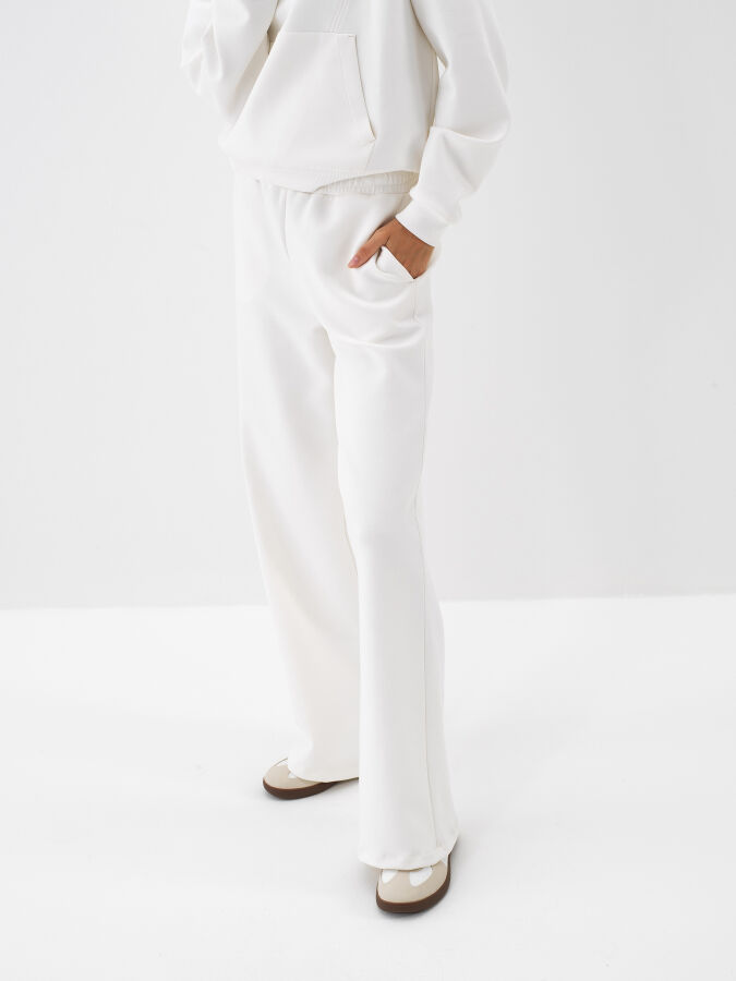 Plain Cotton Sweatpants - Xint