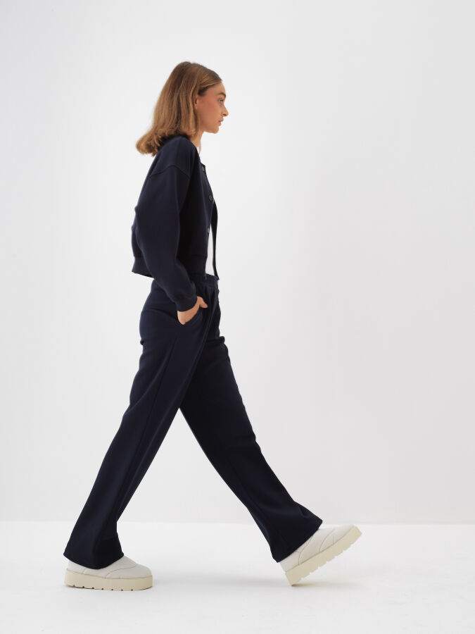 Plain Cotton Sweatpants - Xint