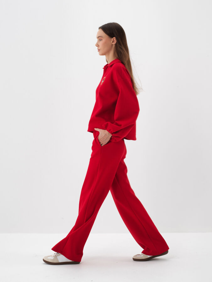 Plain Cotton Sweatpants - Xint