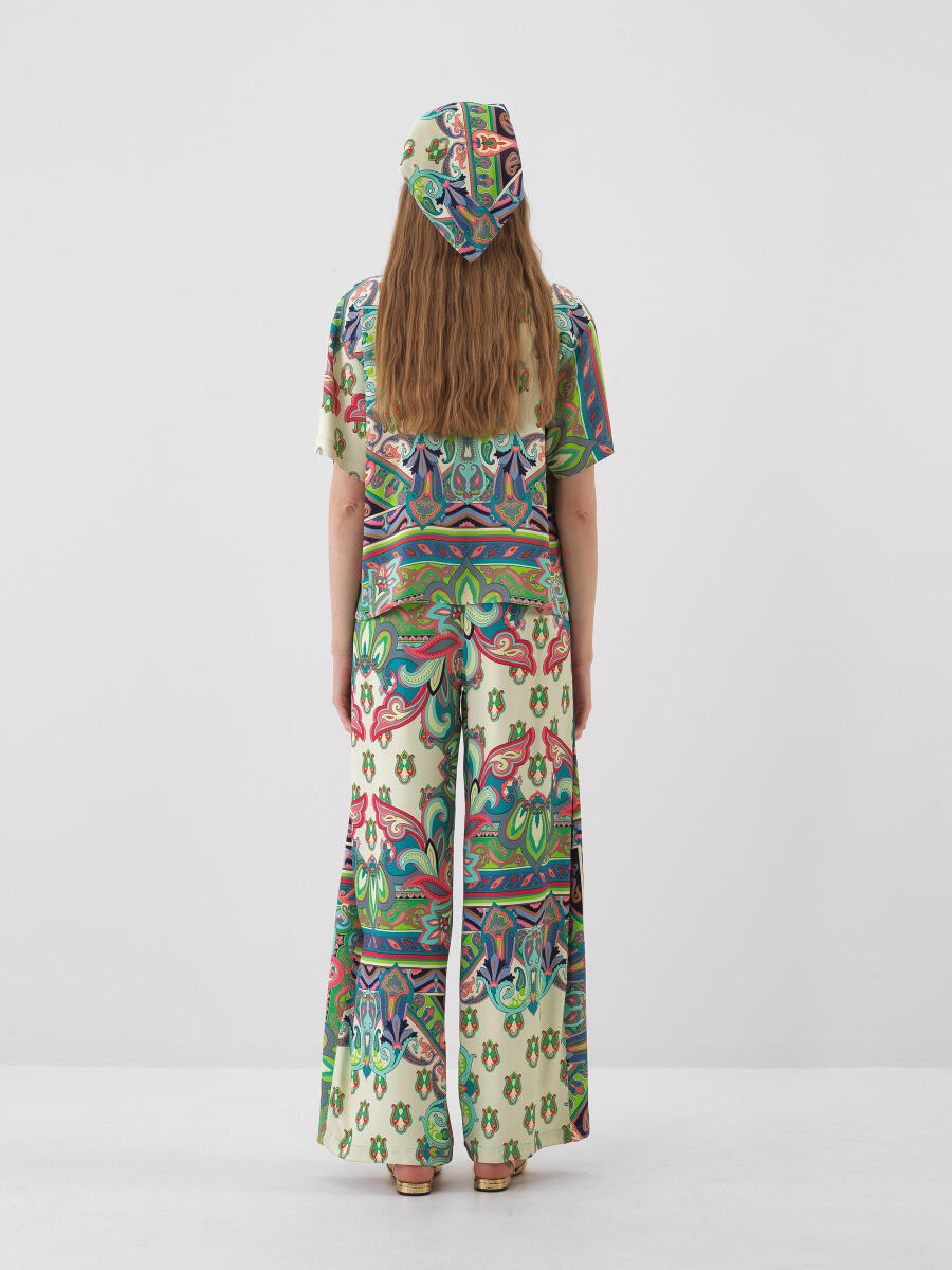 Green Oversize Trousers - 5