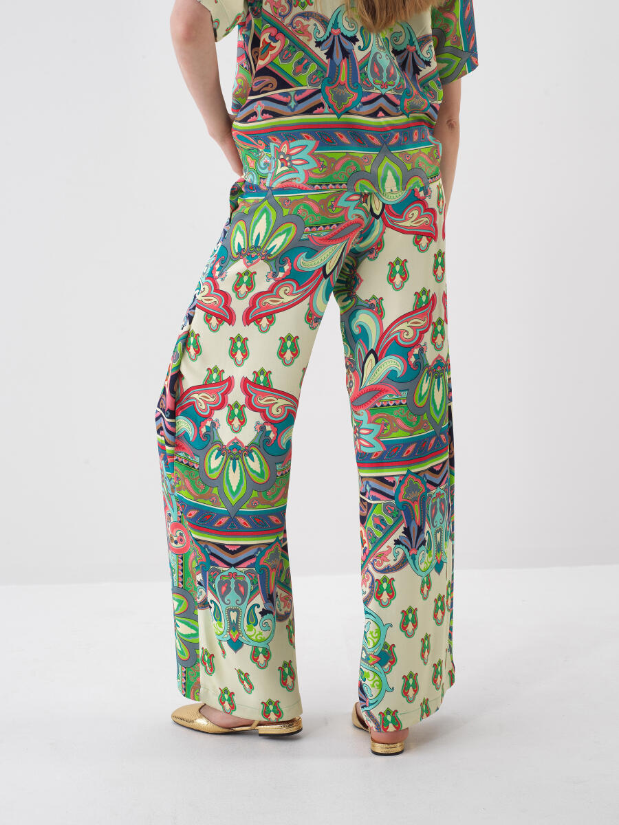 Green Oversize Trousers - 4