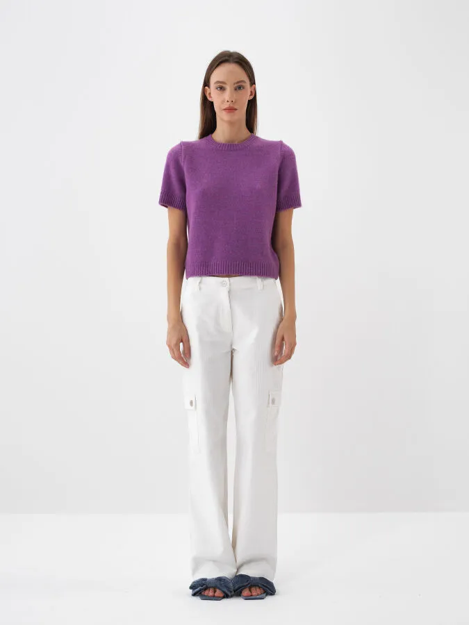 Corduroy Plain Pants - Xint