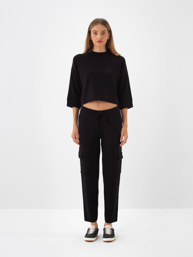 Wool Cargo Pocket Pants - Xint