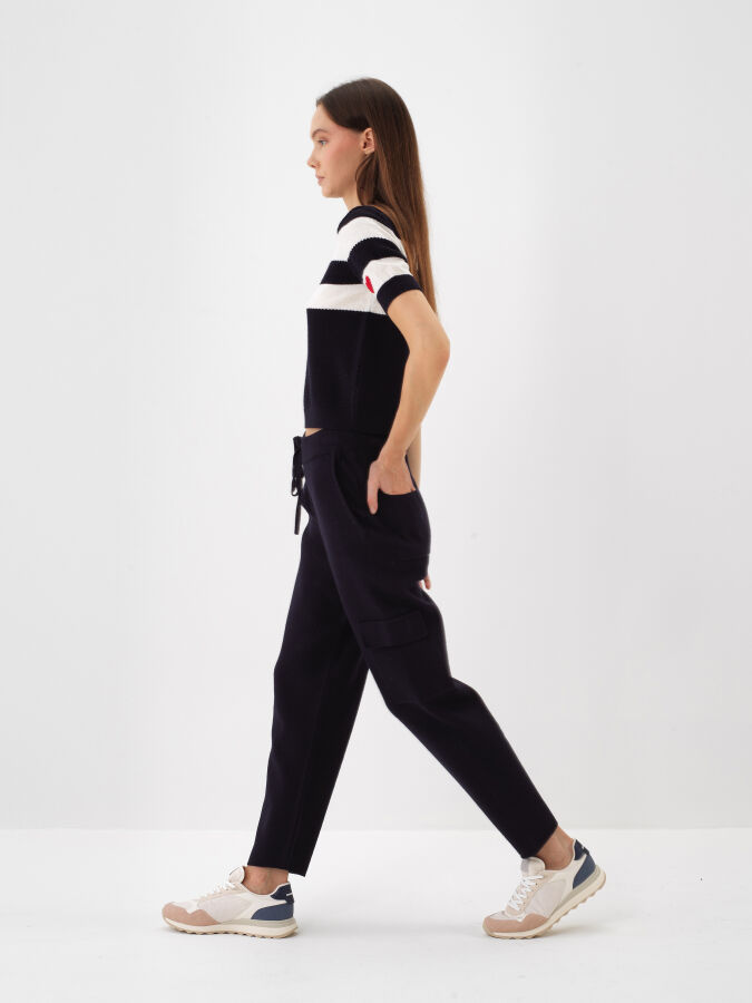 Wool Cargo Pocket Pants - Xint