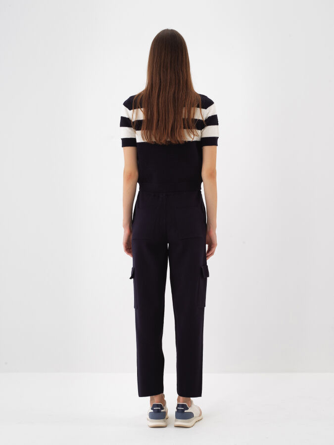 Wool Cargo Pocket Pants - Xint