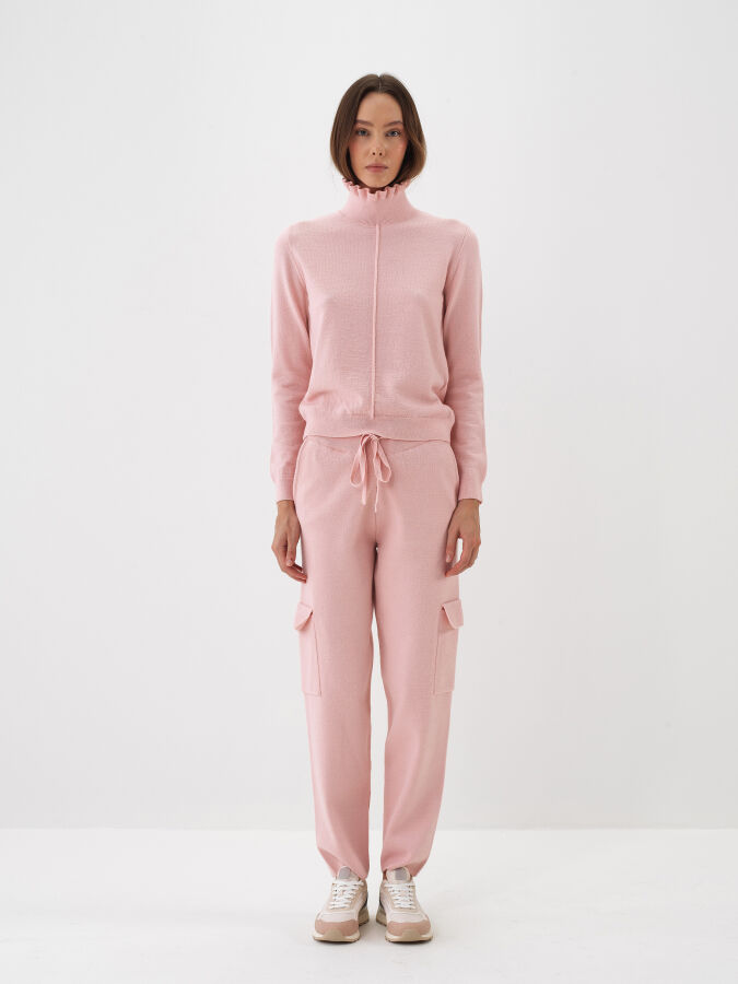 Wool Cargo Pocket Pants - Xint