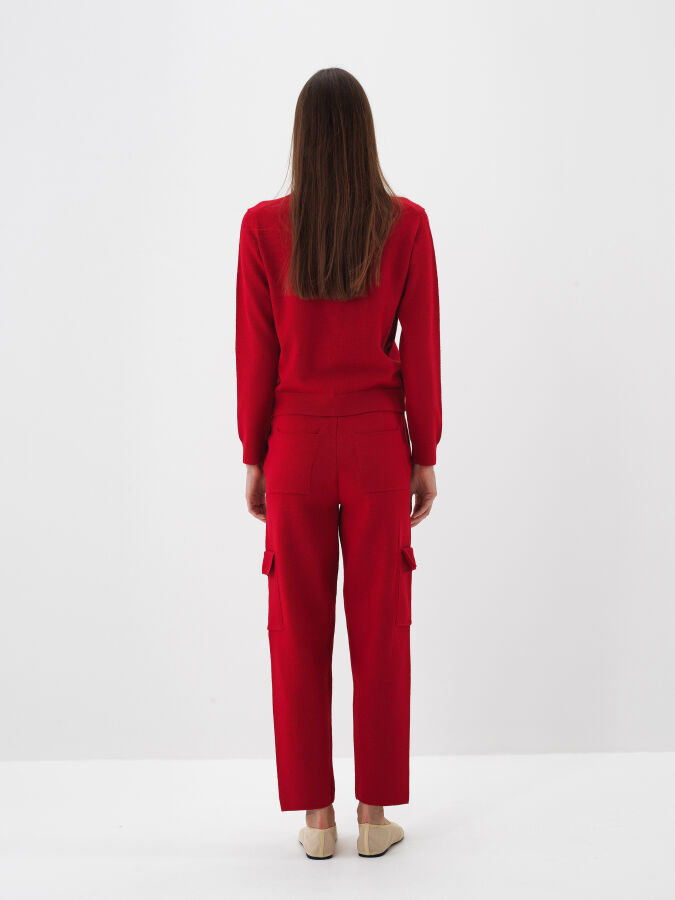 Wool Cargo Pocket Pants - Xint