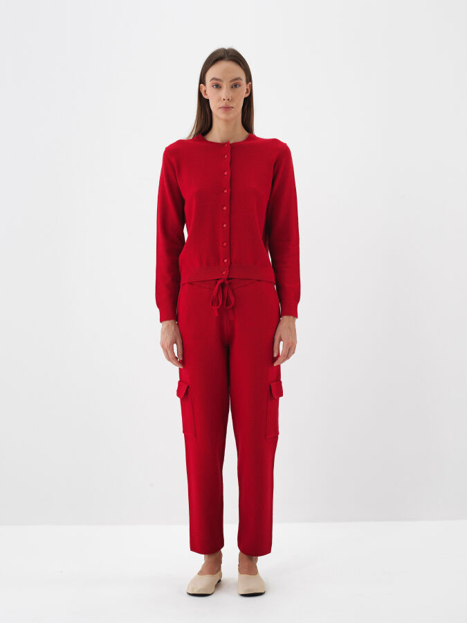 Wool Cargo Pocket Pants - Xint