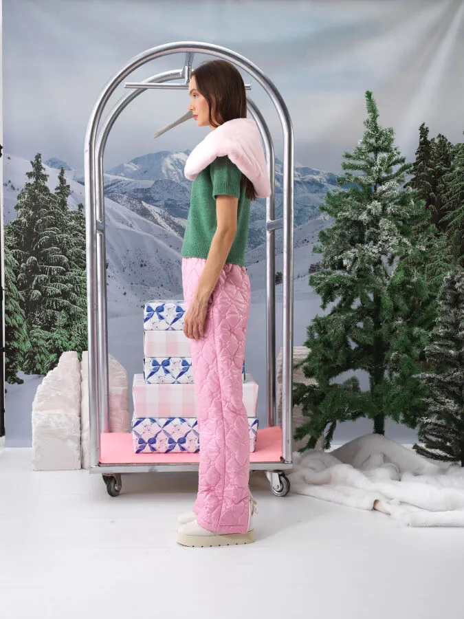 Pants with Zipper Detail - Xint