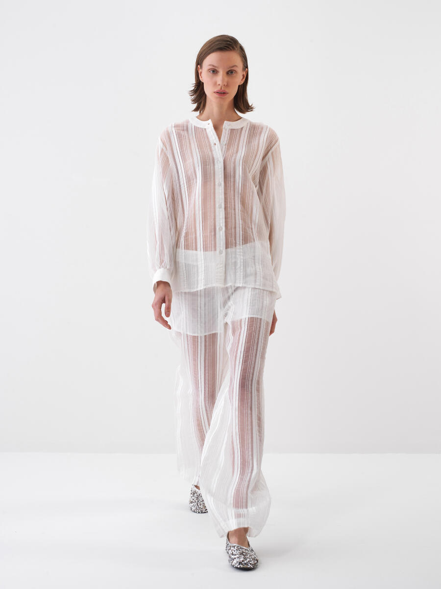 White Oversize Shirt - 5