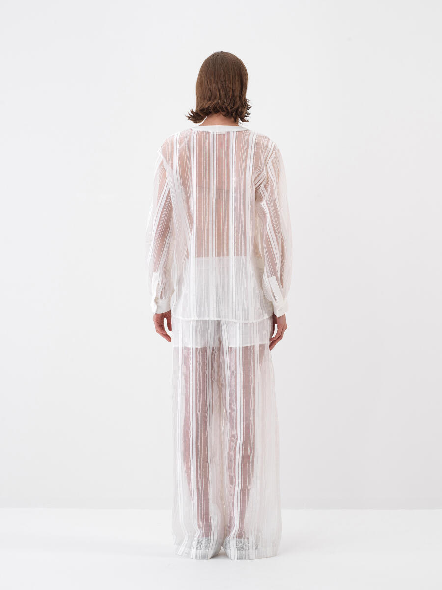 White Oversize Shirt - 8