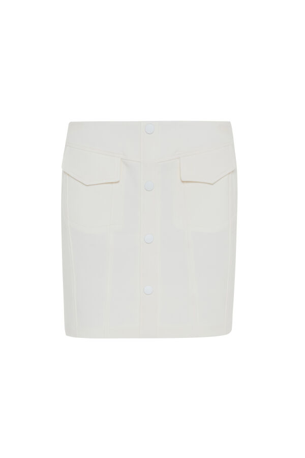 Plain Cotton Skirt - Xint