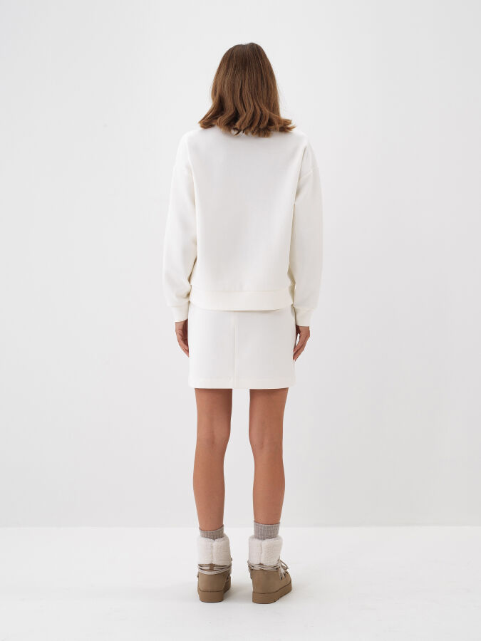 Plain Cotton Skirt - Xint