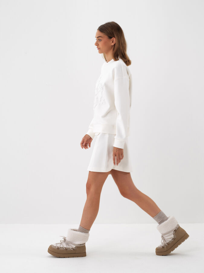 Plain Cotton Skirt - Xint