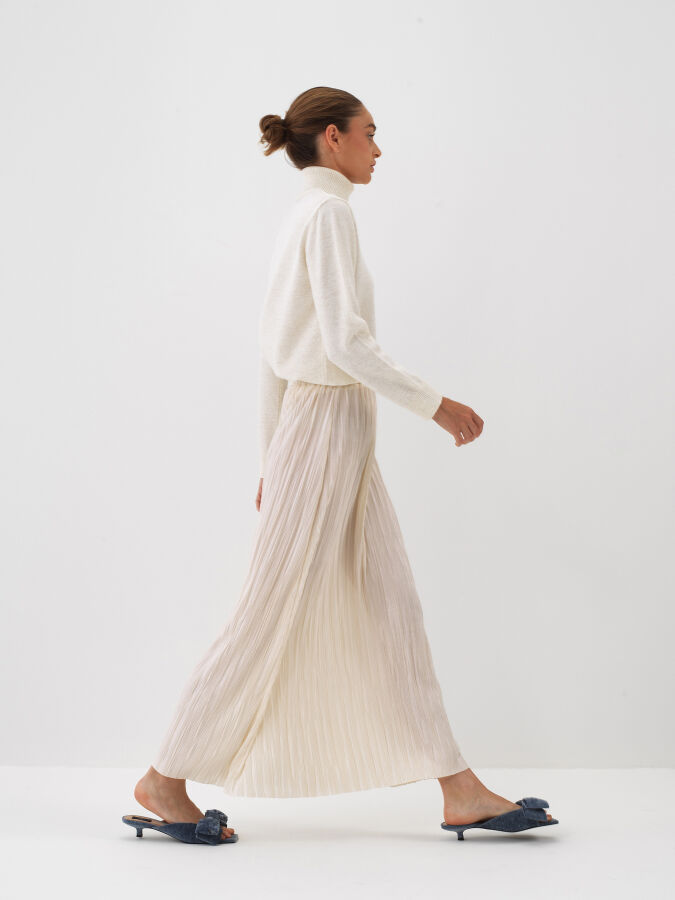 Plain Pleated Skirt - Xint
