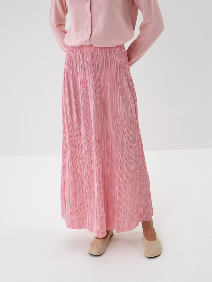 Plain Pleated Skirt - Xint