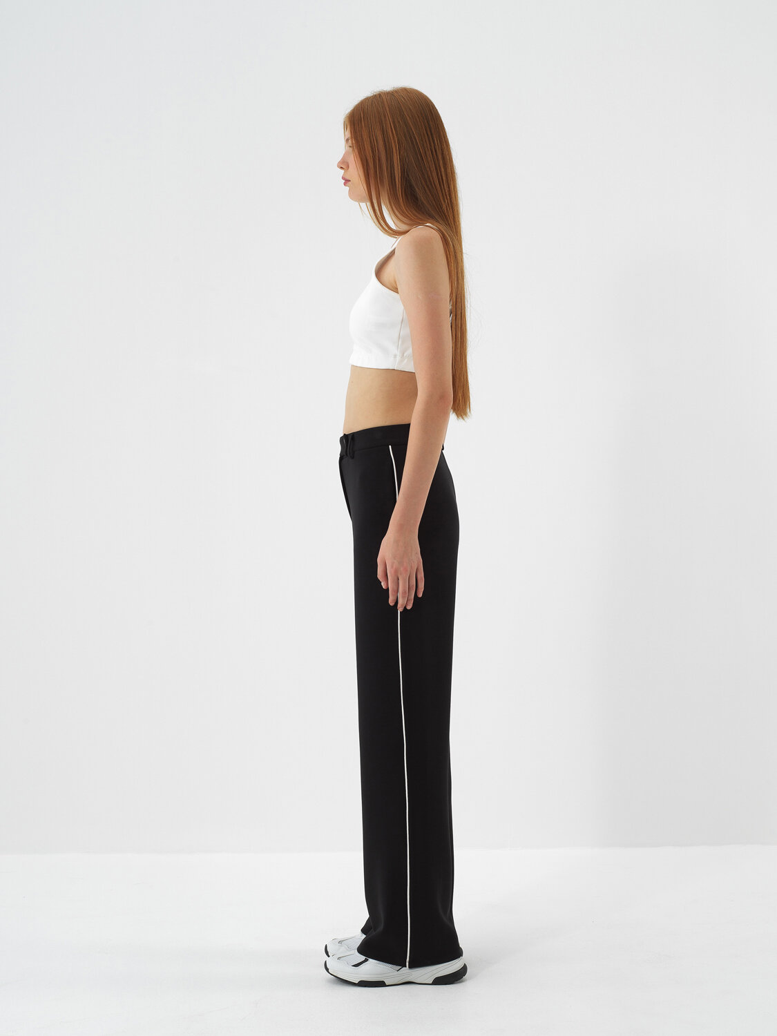Black Modal Textured Regular Fit Sweat Pants - Xint