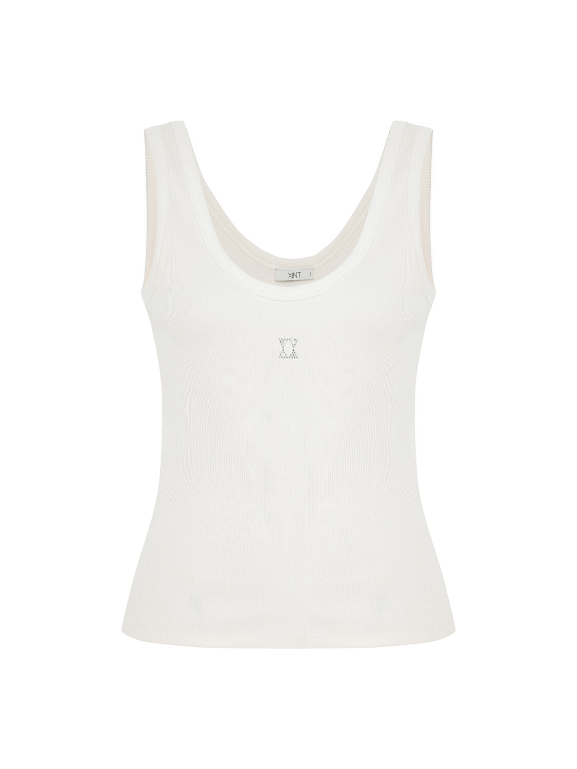 Ecru Flexible Camisole Regular Fit Undershirt - Xint