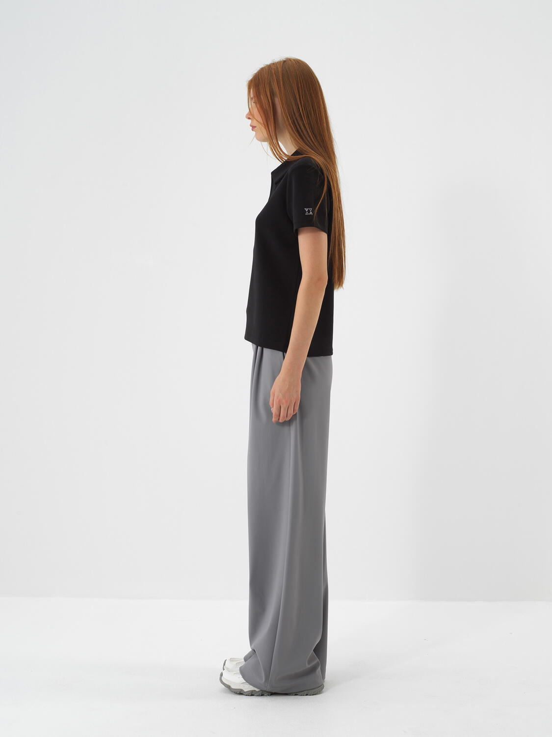 Black Modal Textured Regular Fit T-Shirt - 3