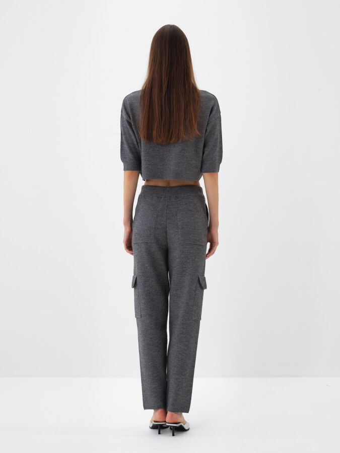 Wool Cargo Pocket Pants - Xint