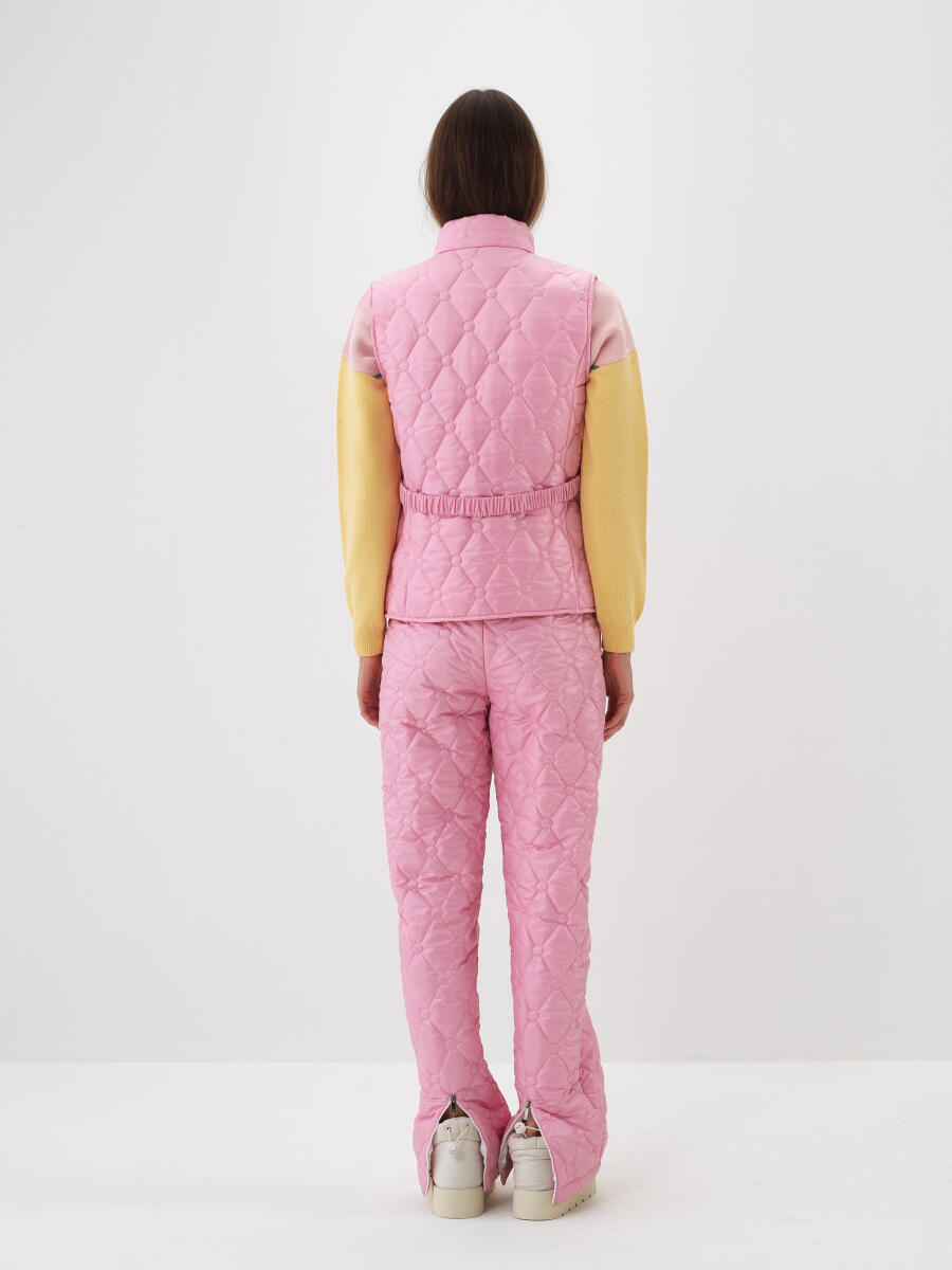 Plain Vest with Belt Detail - 5