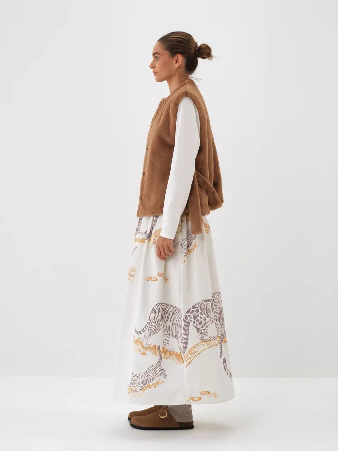 Plain Plush Vest - Xint