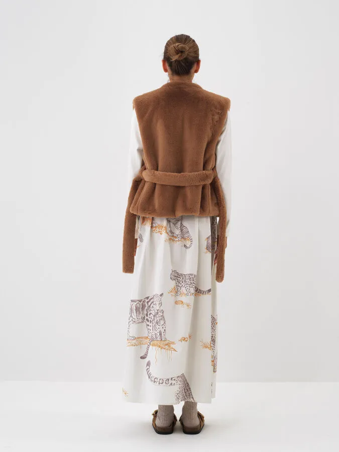 Plain Plush Vest - Xint