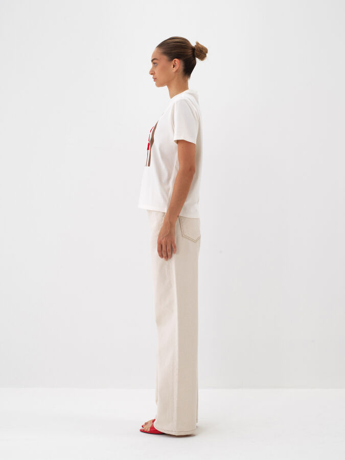 100% Cotton Printed T-Shirt - Xint