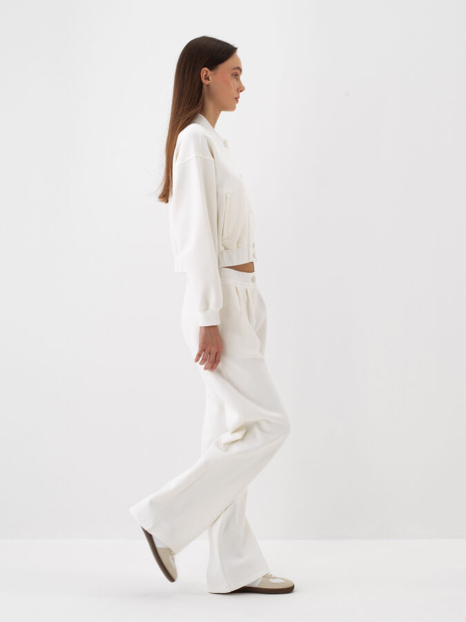 Cotton Sweatshirt Jacket - Xint