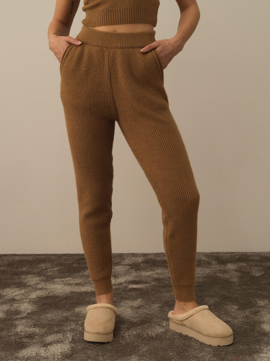 Camel Regular Fit Triko Pantolon - 2